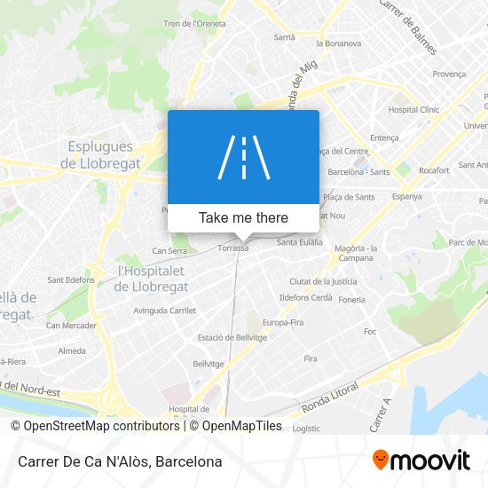Carrer De Ca N'Alòs map