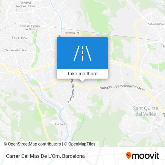 Carrer Del Mas De L'Om map