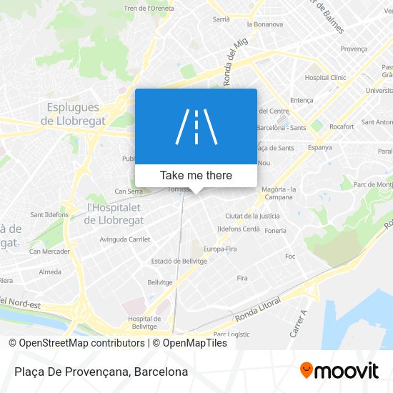 Plaça De Provençana map