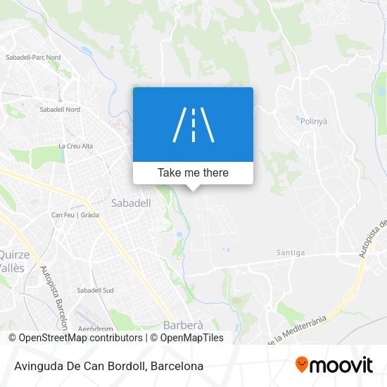 Avinguda De Can Bordoll map