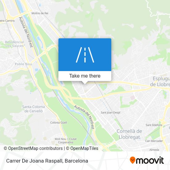 Carrer De Joana Raspall map
