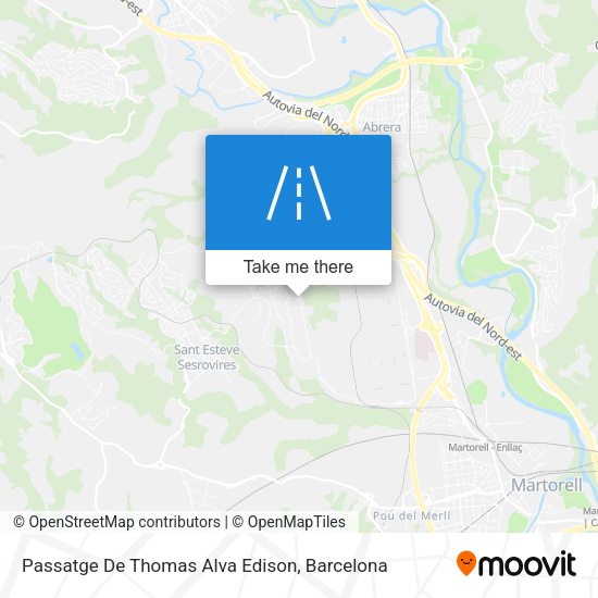 Passatge De Thomas Alva Edison map