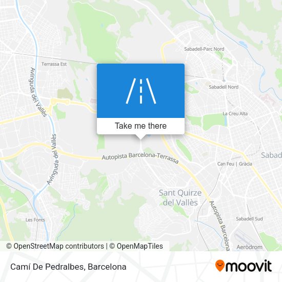 Camí De Pedralbes map