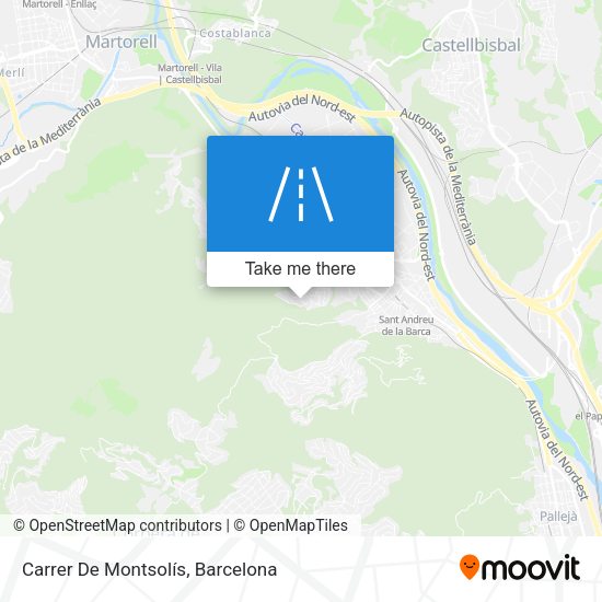 Carrer De Montsolís map