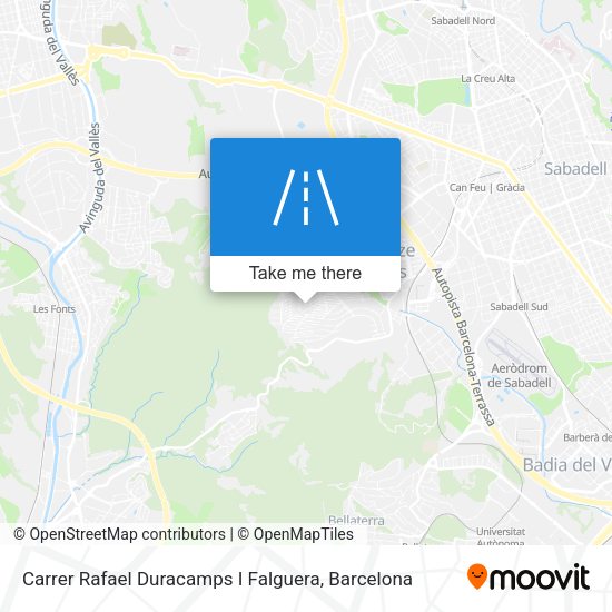 Carrer Rafael Duracamps I Falguera map