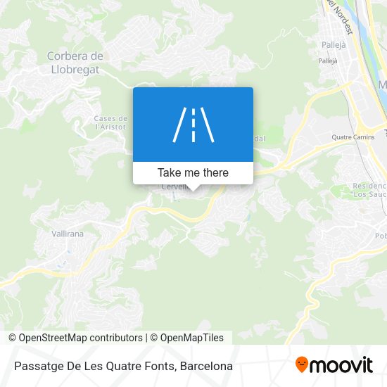 Passatge De Les Quatre Fonts map
