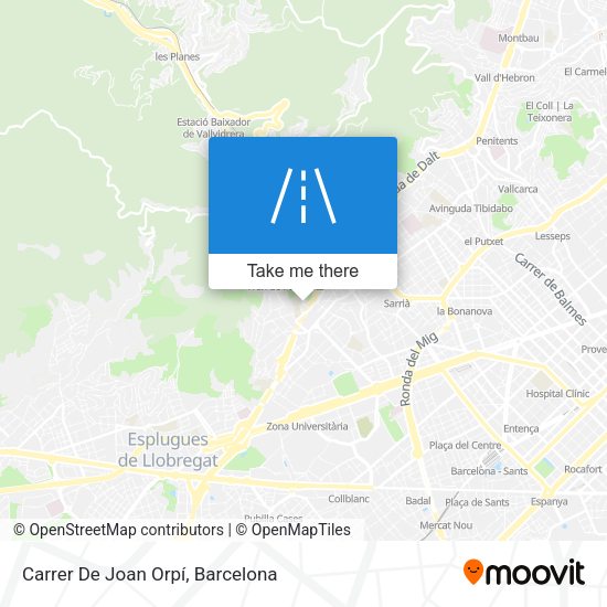 Carrer De Joan Orpí map