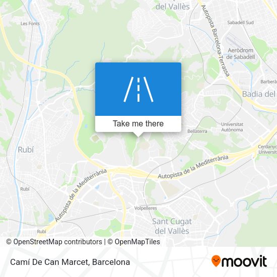 Camí De Can Marcet map