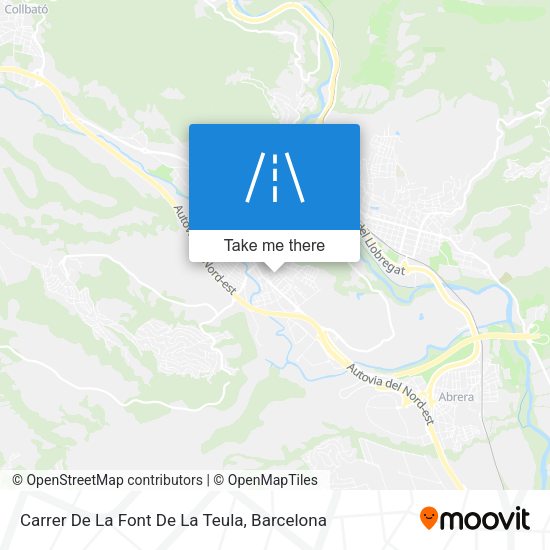 Carrer De La Font De La Teula map