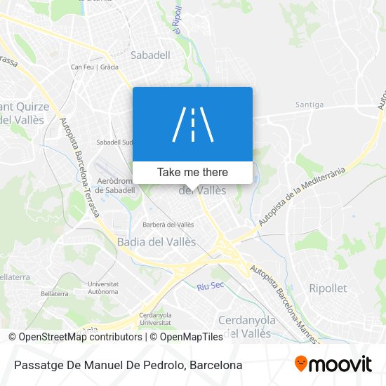 Passatge De Manuel De Pedrolo map