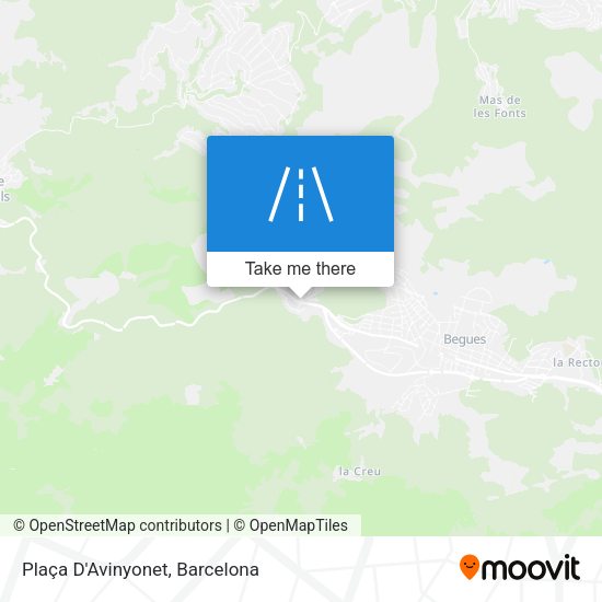 Plaça D'Avinyonet map