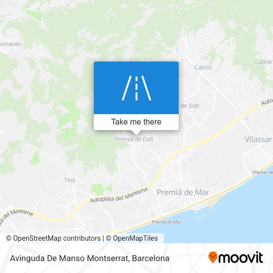 Avinguda De Manso Montserrat map