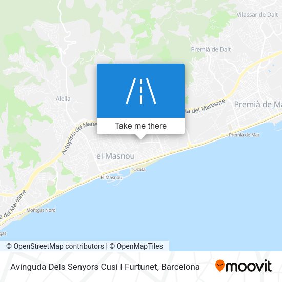 Avinguda Dels Senyors Cusí I Furtunet map