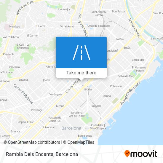 Rambla Dels Encants map