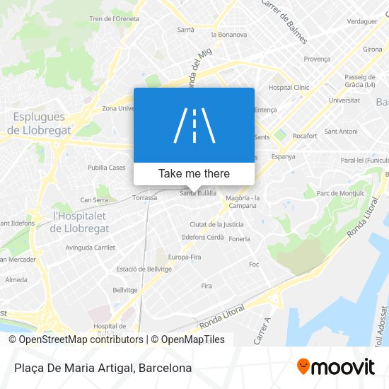 Plaça De Maria Artigal map
