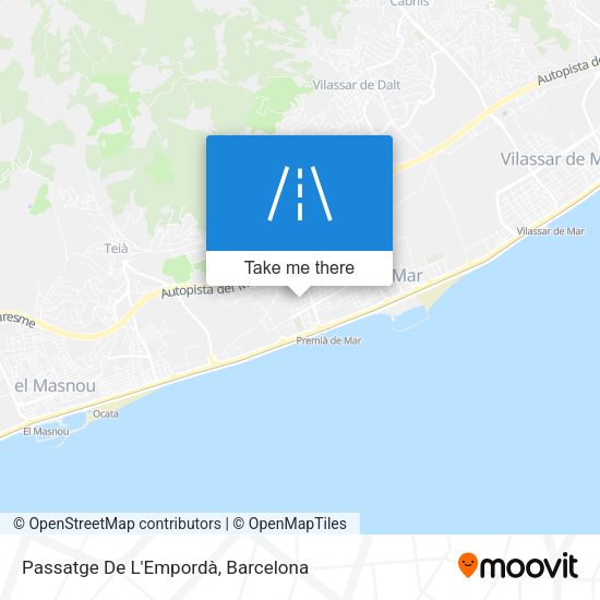 Passatge De L'Empordà map
