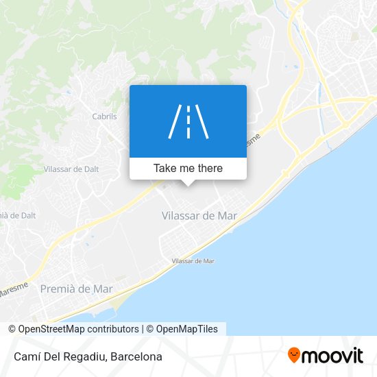 Camí Del Regadiu map