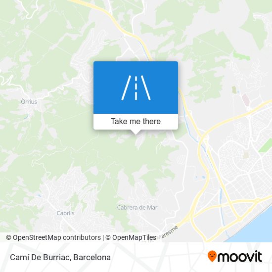 Camí De Burriac map