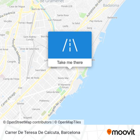 Carrer De Teresa De Calcuta map
