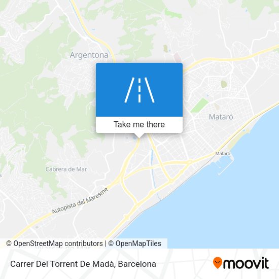 Carrer Del Torrent De Madà map