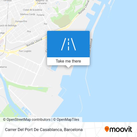 Carrer Del Port De Casablanca map