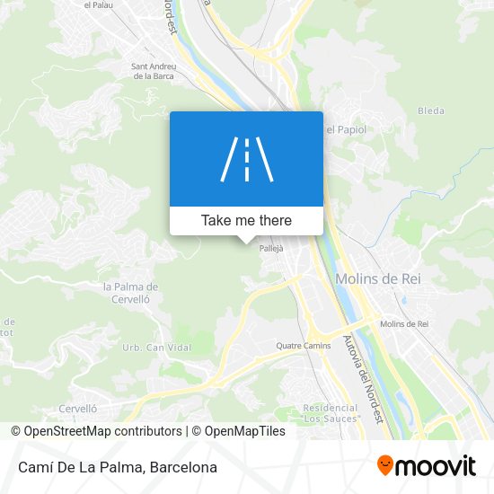 Camí De La Palma map