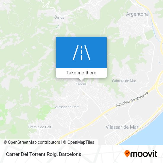 Carrer Del Torrent Roig map