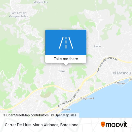 Carrer De Lluís Maria Xirinacs map