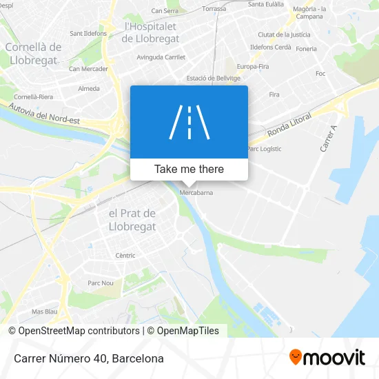 Carrer Número 40 map
