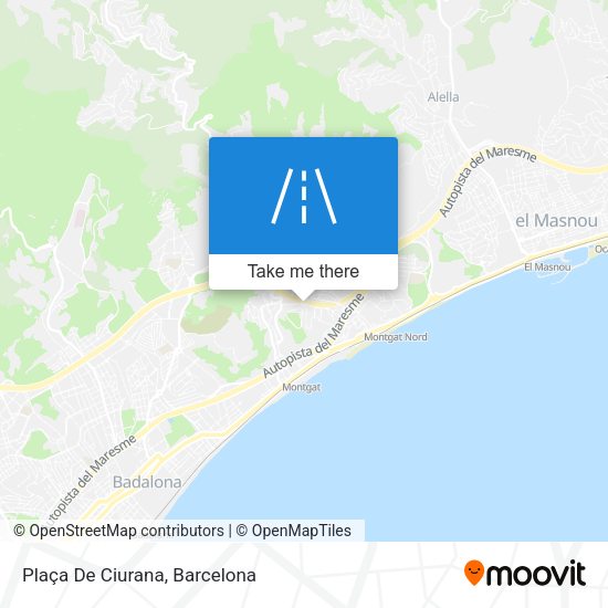Plaça De Ciurana map
