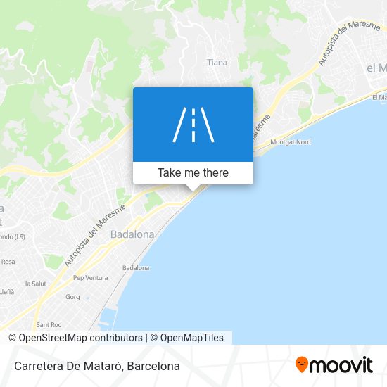 Carretera De Mataró map