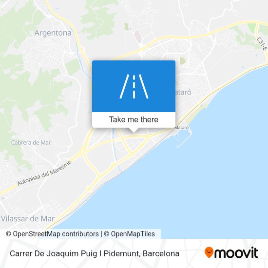 Carrer De Joaquim Puig I Pidemunt map