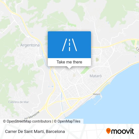 Carrer De Sant Martí map