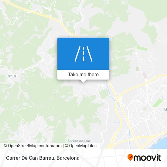 Carrer De Can Barrau map
