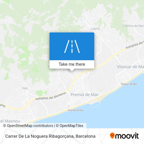 Carrer De La Noguera Ribagorçana map