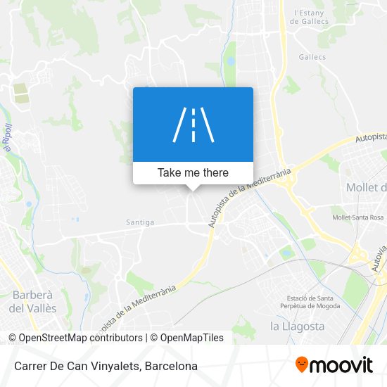 Carrer De Can Vinyalets map
