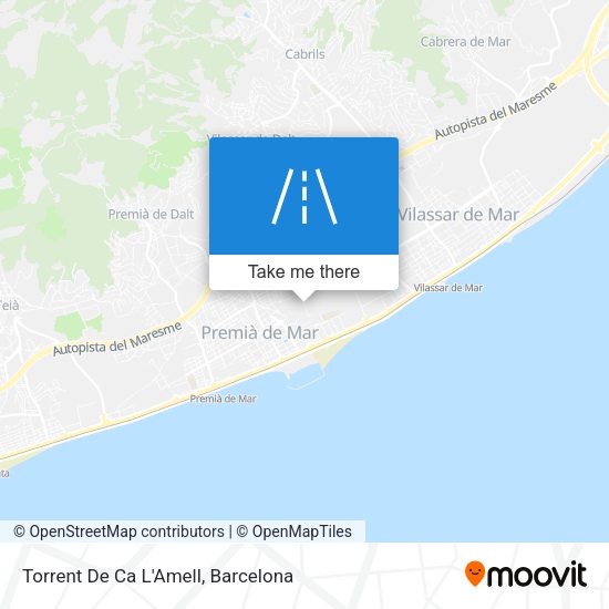 Torrent De Ca L'Amell map