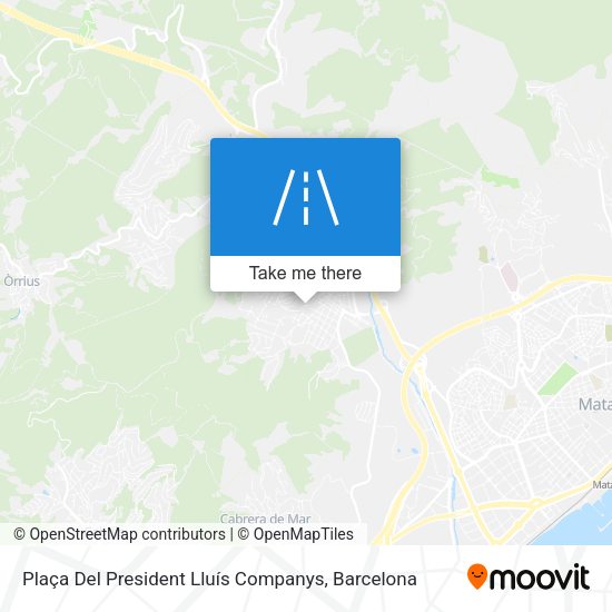 Plaça Del President Lluís Companys map