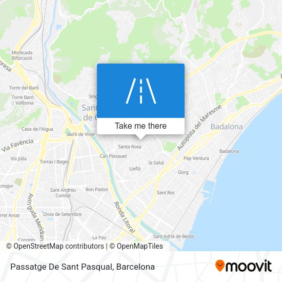 Passatge De Sant Pasqual map