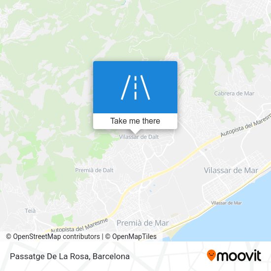 Passatge De La Rosa map
