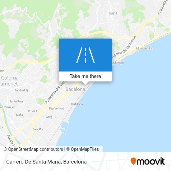 Carreró De Santa Maria map