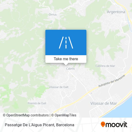 Passatge De L'Aigua Picant map