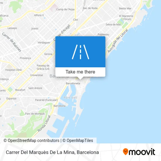 Carrer Del Marquès De La Mina map