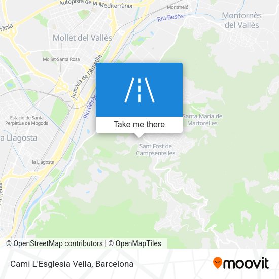 Cami L'Esglesia Vella map