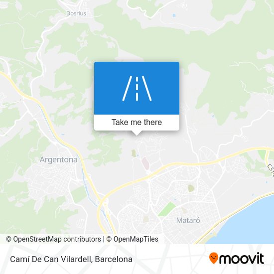 Camí De Can Vilardell map