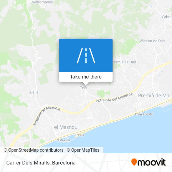 Carrer Dels Miralls map