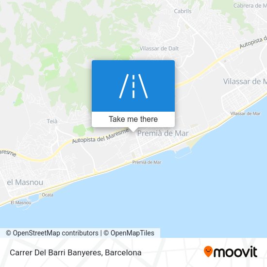 Carrer Del Barri Banyeres map