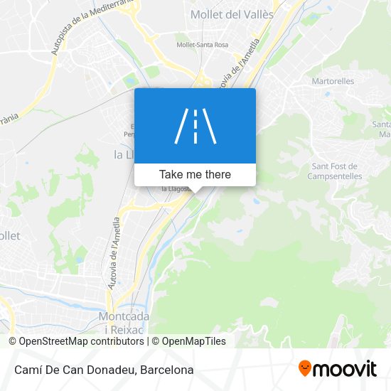Camí De Can Donadeu map
