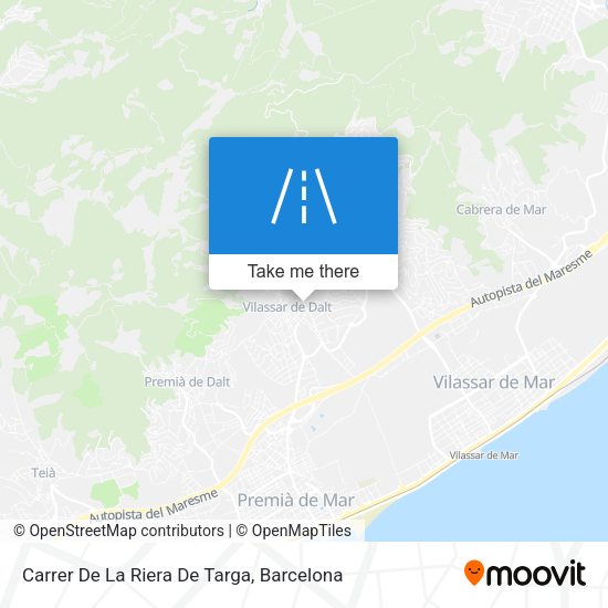 Carrer De La Riera De Targa map