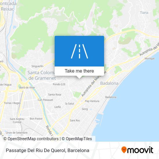 Passatge Del Riu De Querol map